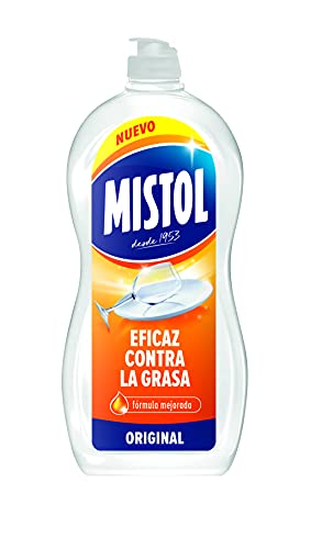 Mistol - Lavavajillas a mano - Detergente Lavavajillas Líquido Concentrado - Poderoso Eliminador de...