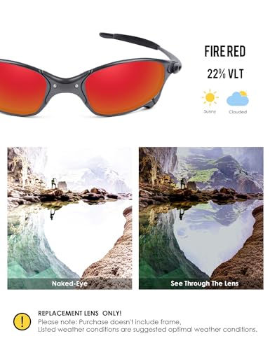 Image of BLAZERBUCK Anti-salt Polarized Replacement Lenses & Sock Kit for Oakley Juliet Sunglass