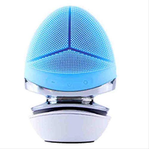 Preisvergleich Produktbild Elektrisches Silikon-Reinigungsinstrument USB-Ladeflchenreinigungsbürste elektrische Reinigungsbürste Electric elektrische Handreinigungsbürste blau