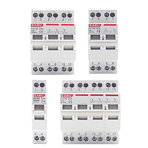 Disjoncteur de transfert manuel double alimentation MTS 2P 40A interrupteur rail DIN