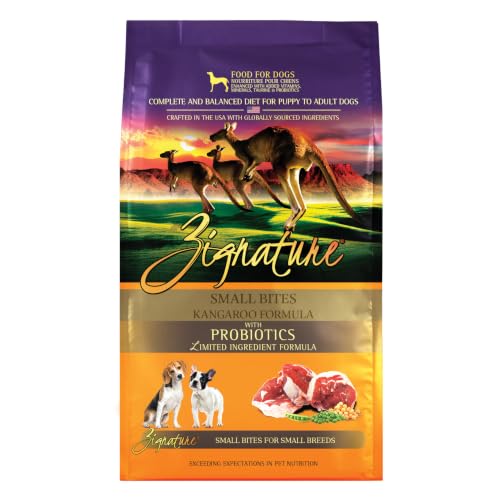 Zignature Kangaroo Limited Ingredient Formula Small Bites Dry Dog Food 12.5lb