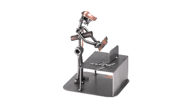 Figura in Metallo Aereo Mini Spitfire 2 - idea regalo fatta a mano