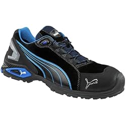 Zapato De Trabajo Puma Zapatos de seguridad ´´Rio´´ Low S3 SRC de Puma 642750 – 256 – 43, color negro y azul
