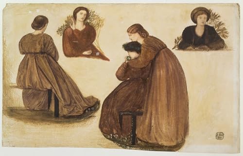 Cuadro pintura al óleo de La Casa Roja por Edward Burne Jones para una decoración clásica