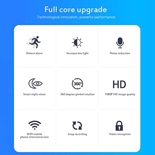 Image of WiFi IP Camera Pan Tilt Night Vision AP Hotspot Loop Recording US Plug