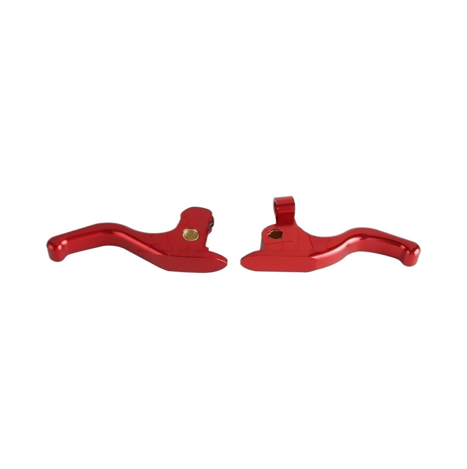 Abdktmnx 2-Finger Red Motorcycle Aluminum Accessories Clutch Brake Handle Drum Lever For Ha&Rley Touring Flhtcu/I Flhtcul Flhtkl Flhtk Fltrxs Fltrx Handlebar Clutchs Brakes Levers