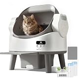 JUMMICO Selbstreinigende Katzentoilette, Automatisches Katzenklo für große Katzen bis 10kg, Elektrisches Katzentoilette mit Sicherheitsschutz & Geruchsbeseitigung,Ideal für Mehrkatzenhaushalte