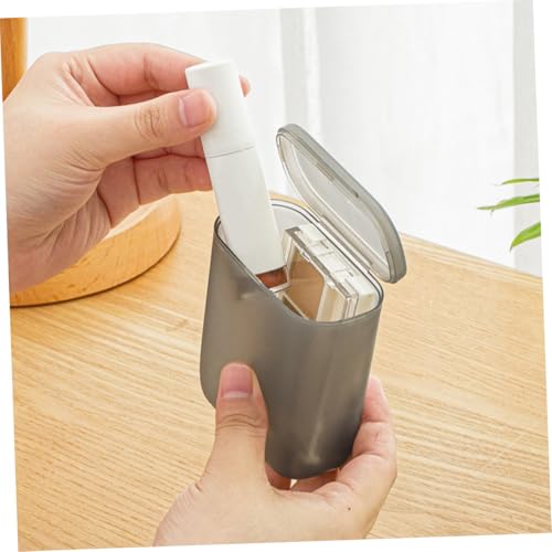 Boîtes de rangement en plastique solides et légères avec couvercles amovibles de protection - 7