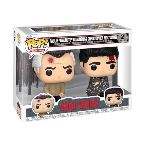 Funko Pop TV: Sopranos - Paulie and Christopher&Christopher 2PK - The Sopranos - Collectable Vinyl Figure - Gift Idea - Official Merchandise - Toys for Kids & Adults - Crime Drama Fans
