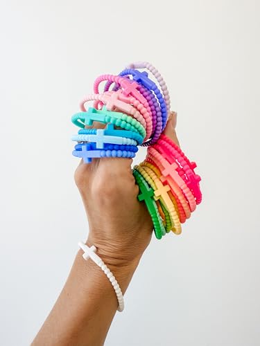 Image of Ryan & Rose Jesus Bracelets - Cross Silicone Bracelet