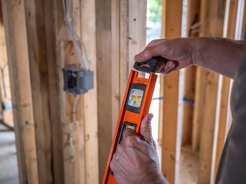 Johnson Level & Tool 1253-2400 Heavy Duty I-Beam Aluminum, 24", Orange, 1 Level by Johnson - Image 7