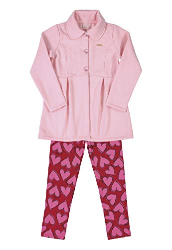 Conjunto Infantil Casaco E Calça Menina Quimby