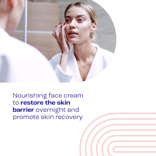 E45 Face Night Cream - Nourishing Night Moisturiser to Restore Skin Barrier – For Sensitive Skin & Eczema Prone Skin - Regenerative & Firming Night Cream - Perfume Free - Dermatologist Approved - 50ml - Image 4