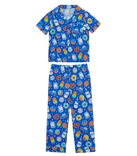Image of Toddler Boys Girls Clothes Set Viscose from Bamboo Home Outfit Button Down Top Clothing Sets Soft with Pockets 2-5T