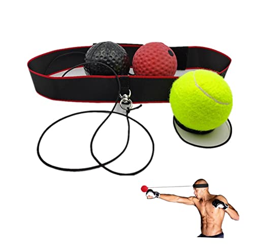 Lot de 5 balles de réaction – Rouge, jaune, bleu, vert et orange – Baskets d 'agilité avec