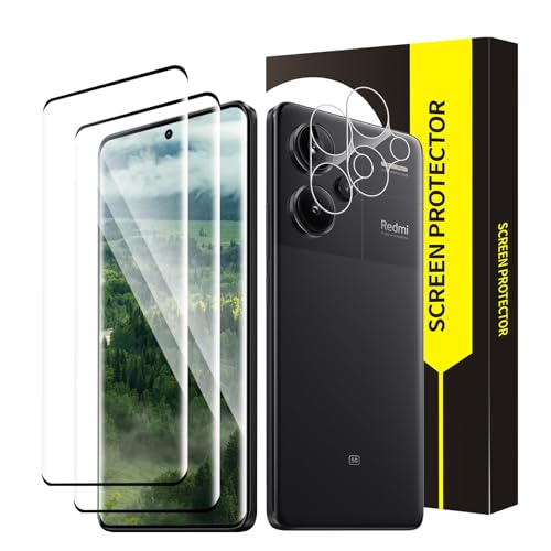 Bodyguard 2+2 Stück Schutzfolie für Panzerglas für Xiaomi Redmi Note 13 Pro Plus 5G Ultra-HD Anti-Kratzer Xiaomi Note 13 Pro Plus Schutzglas Full Coverage Dauerhaft Redmi Note 13 Pro Plus Glasfolie