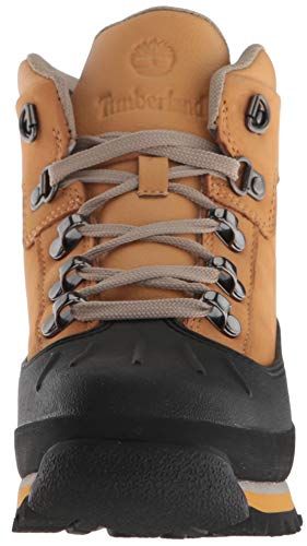 Timberland Unisex-Kid's Euro Hiker Shell Toe Fashion Boot, Wheat Nubuck, 6 Medium Us Big Kid #TOP1