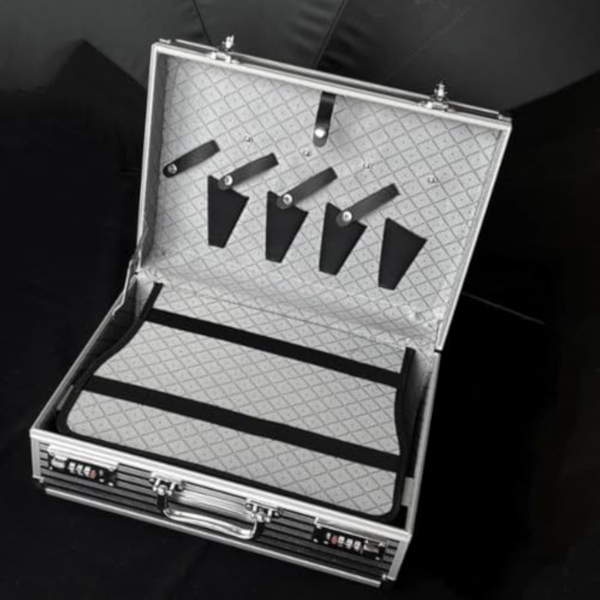 Rolling Beauty Suitcase, Double-Opening Hair Salon Tool Case