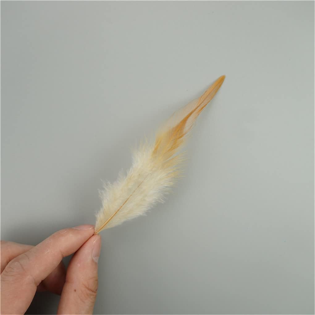 Colored Chicken Feathers 10-15Cm Natural Pheasant Plume for Needlework and Handicrafts DIY Accessories Natural 2 500Pcs