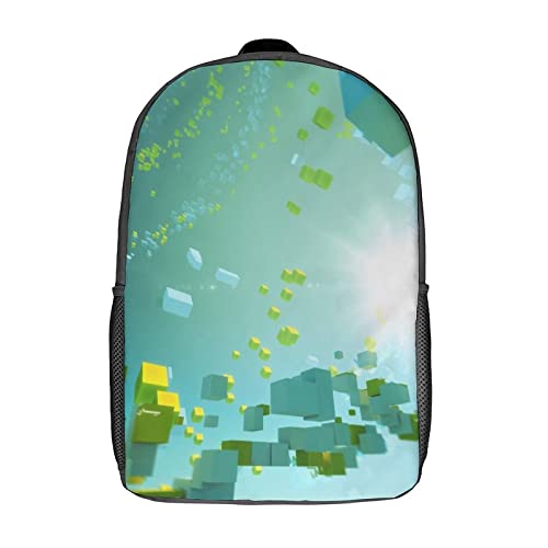 Cartable pour enfants 17 pouces anti-mal de dos imprimé Cube