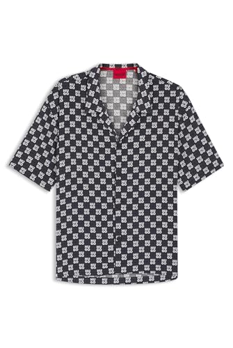 HUGO T-Shirt de Plage Homme en coton léger pour l'été