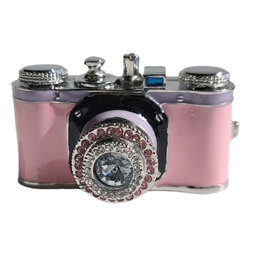 Vintage Camera Decorative Jewelry Box - Pink