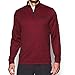 Under Armour Men's Armour Fleece Lightweight ¼ Zip,Raisin Red/Midnight Navy, Medium