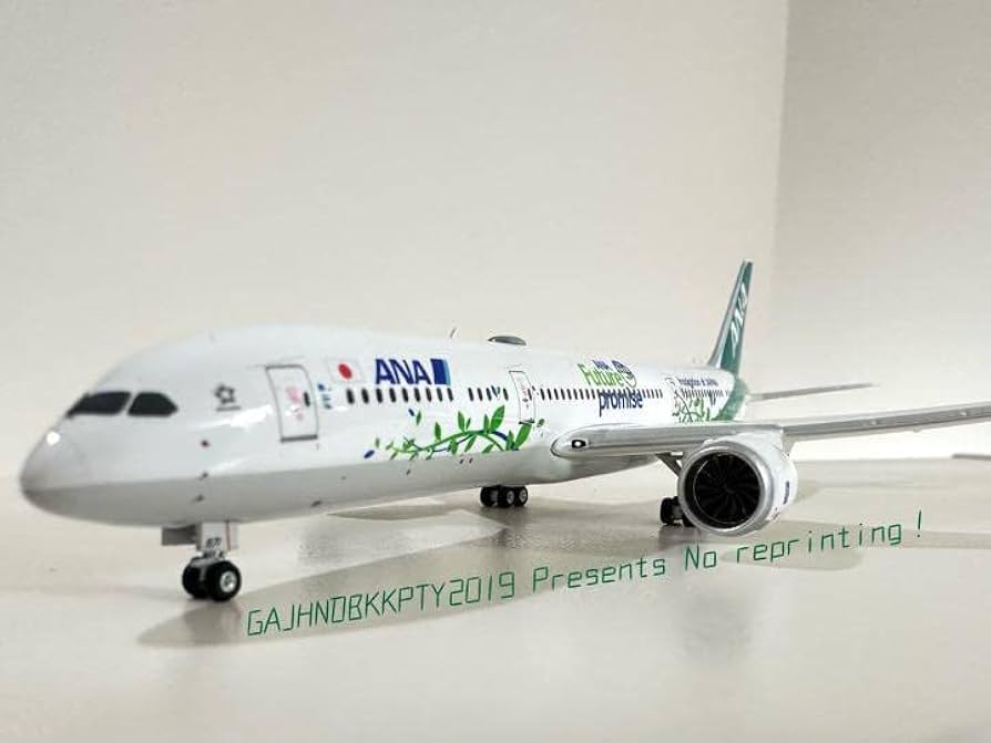 ANA Boeing 787-9 グリーンジェット1/200スケールモデル ANA Boeing 787-9 グリーンジェット1/200スケールモデル ANA 緑