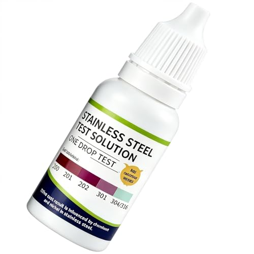 Líquido de prueba de acero inoxidable rápido y compacto para analizar vajilla doméstica de 10ml