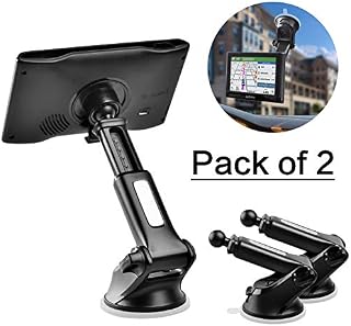 GPS Suction Cup Mount for Garmin [Quick Telescopic Extension Arm] (Set of 2)