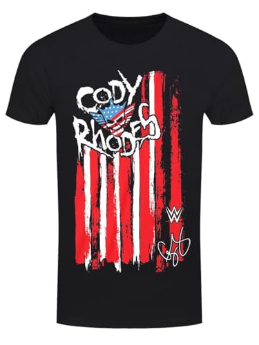 T-shirt WWE Cody Rhodes Nightmare pour homme noir en coton col rond