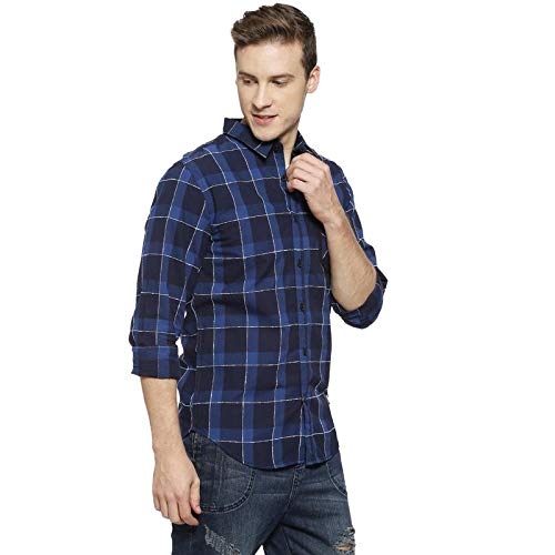 Image of CAHOOT Checkered Men's Full Sleeve Casual Shirt