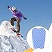 KiBcsLic Ski Shin Guard Shin Pad Snowboarding Gear Polyester Lightweight Comfortable Professional Skiing for Men Protector