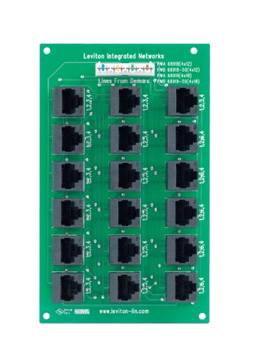 Leviton 47603-18B 4X18 Telephone Distribution Board