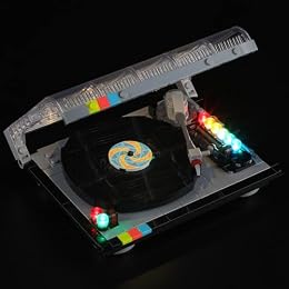 MENZAVA LED Light Set Compatible with Lego 40699 Retro Record Player Building Blocks Model - Model Set NOT Included