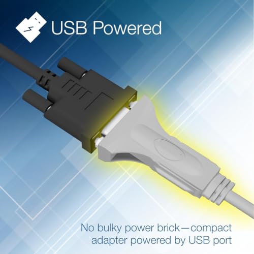 Image of TRENDnet USB to Serial 9-Pin Converter Cable, TU-S9, USB to RS232 Serial Adapter, Supports Windows & Mac, 64cm (25 in.) Cable Length, NDAA Compliant, Plug & Play, White