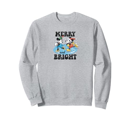 Sweat Mickey Minnie Merry and Bright : le cadeau Disney parfait
