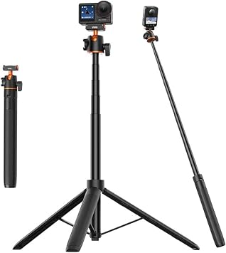 VRIG 140cm/55 Quick-Release Tripod for DJI Osmo Action 5 Pro/ 4/ Osmo360