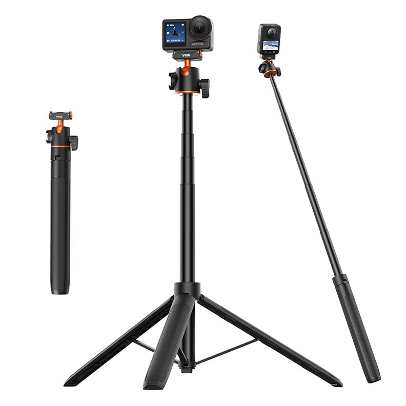 Amazon | VRIG 140cm/55インチ クイックリリース三脚 DJI Osmo Action