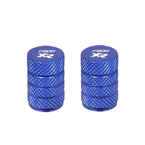 Bouchons de valve de pneu moto bleu pour BMW F900XR 2020-2023
