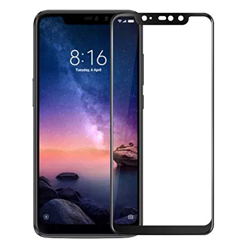 Image of Tempered Glass Screen Protector Compatible For REDMI MI Note 6 PRO Full Screen Coverage (Except Edge to Edge) and Free Complete Easy Installation kit.