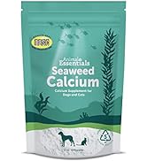 Animal Essentials Seaweed Calcium - Supplement for Dogs and Cats, High Digestibility, Pure Clean ...