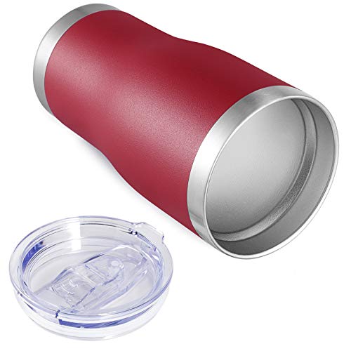 Image of VEGOND 20oz Tumbler Stainless Steel Tumbler Cup with Lid And Straw Vacuum Insulated Double Wall Travel Coffee Mug(Brick Red 12 Pack)