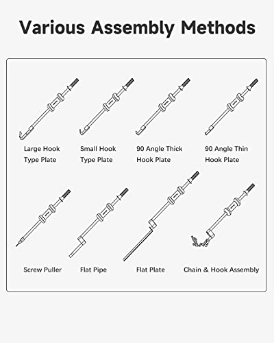 Aczcr 13Lbs Dent Puller W/Slide Hammer Auto Body Truck Repair Automotive Hammer Puller Repair Frame Set With Carrying Case (18 Pcs) #TOP5