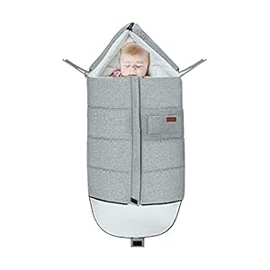 Universele Wandelwagen Warme Luifelstijl Bunting Bag, Winter Outdoor Tour Waterdichte Slaapzak Voetenzak, Autostoelhoes…