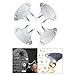 4Pcs Golf Shoe Spikes Wrench Handheld 2Pin Replacement Aid Easy to Use