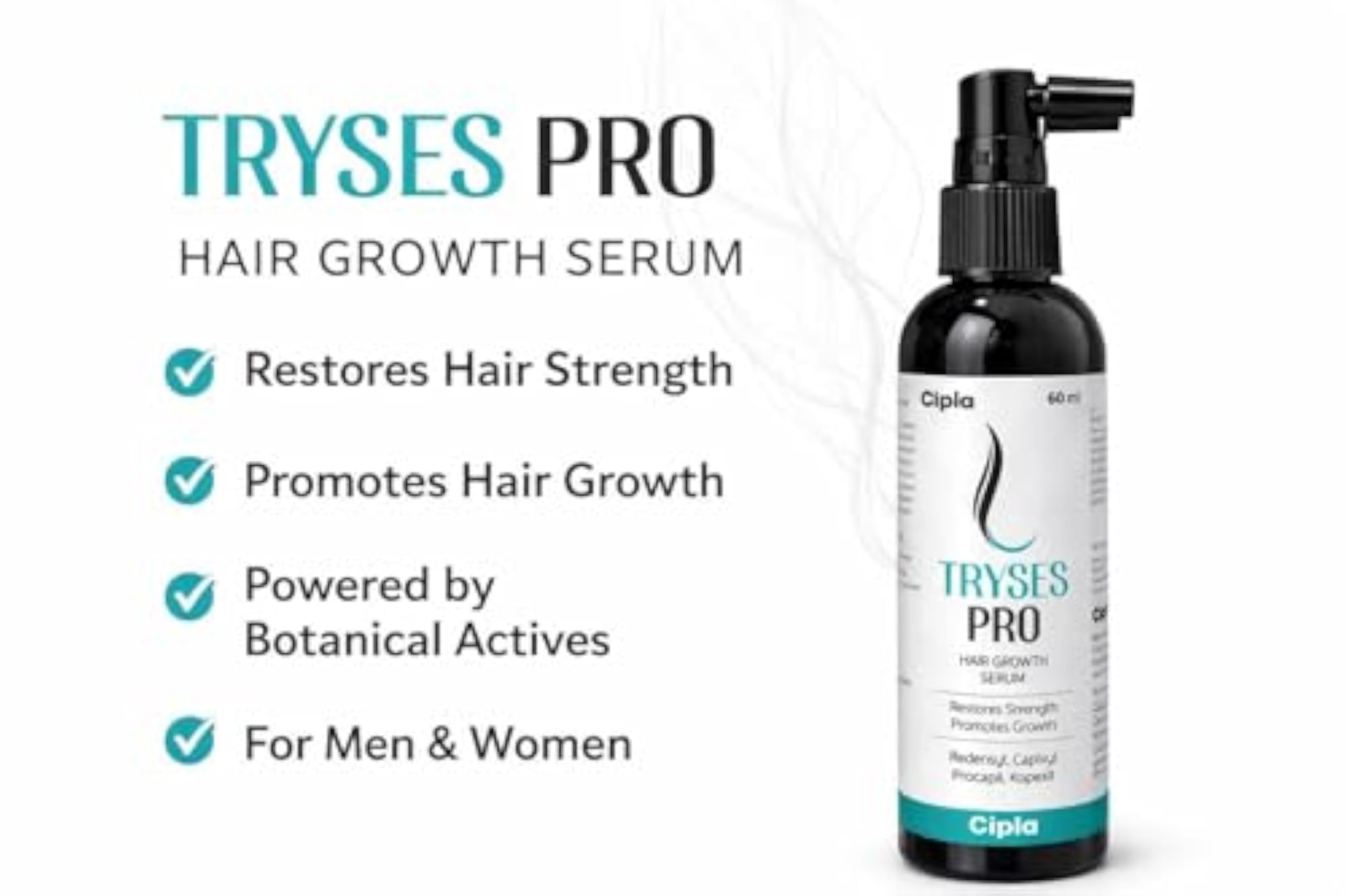 Tryses Pro Hair Growth Serum, 60ml