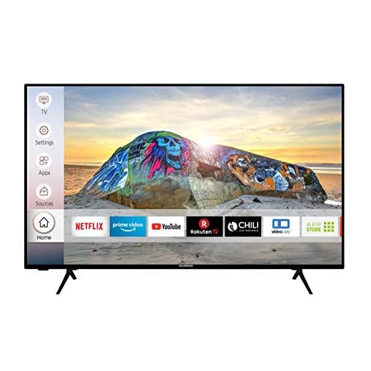 Techwood U43T52E 108 cm/43 tum TV-apparat (smart TV inklusive Prime video/Netflix/YouTube, 4K UHD med Dolby Vision HDR/HDR 10 + HLG, Works with Alexa, Triple-Tuner) [modellår 2020]