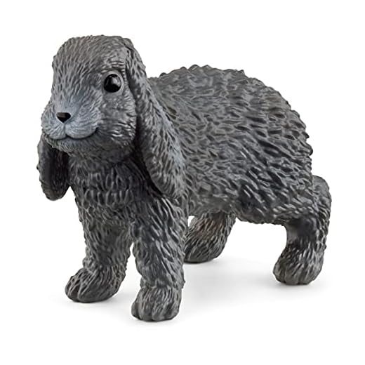 Schleich Farm World - Lop-Eared Rabbit Toy Figurine - Kids Ages 3+ | 13935