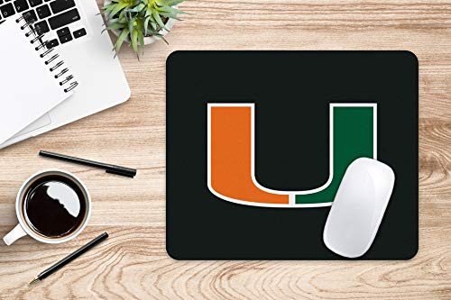 Otm Essentials University Of Miami Standard Fabric Mouse Pad, Classic #TOP1